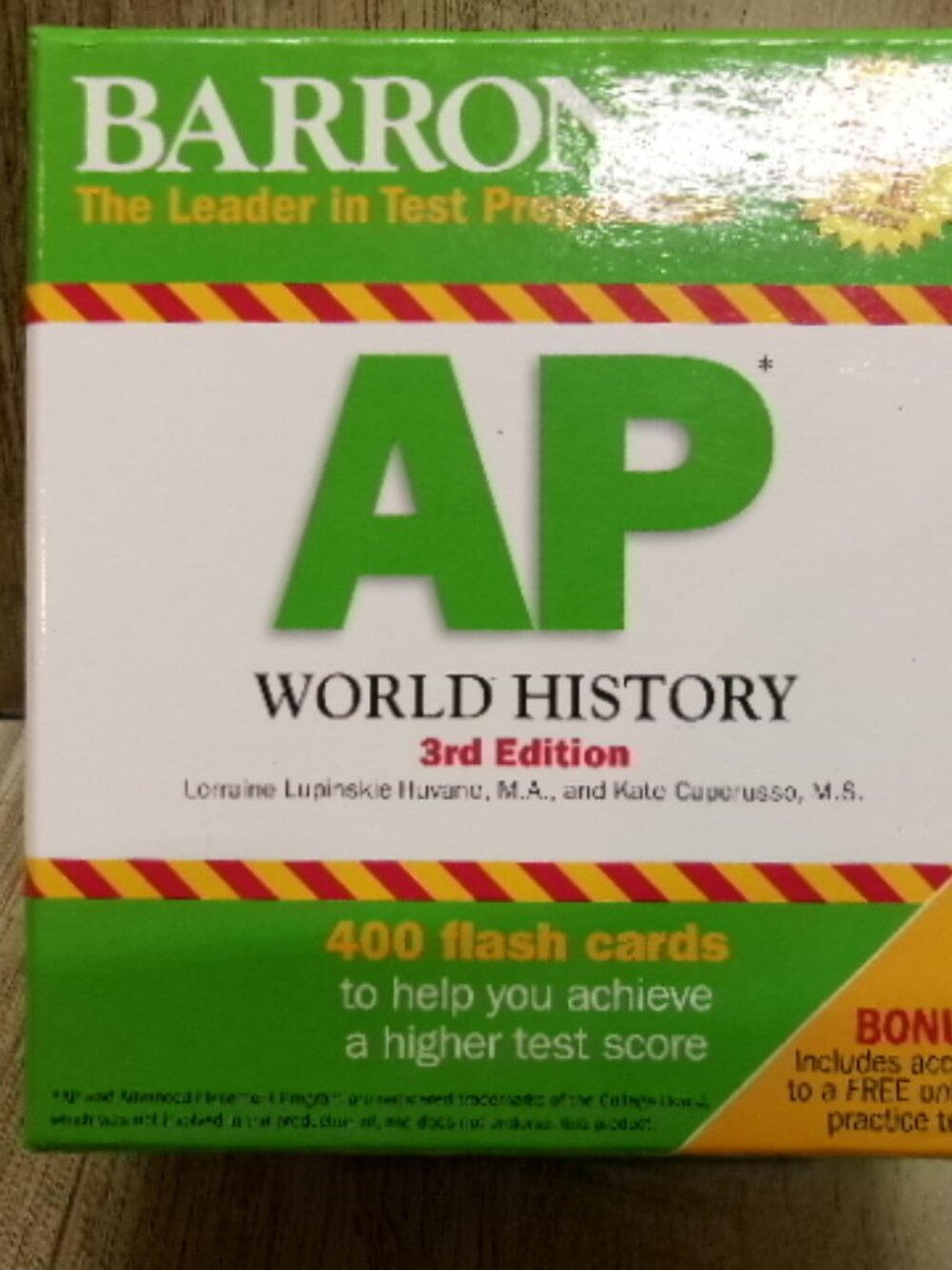 Barron’s AP U.S. History Flash Cards, 3rd Edition – 400 Cards